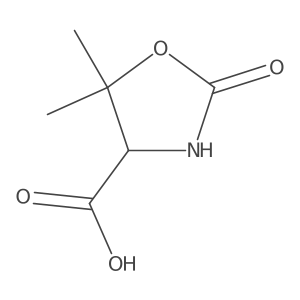 (S)-5,5-Dimethyl-2-oxooxazolidine-4-carboxylic acid Structure
