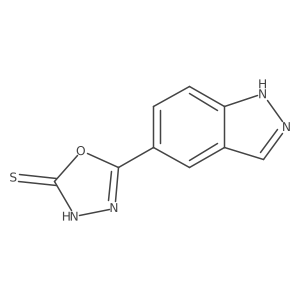 5-(1H-indazol-5-yl)-1,3,4-oxadiazole-2-thiol Structure