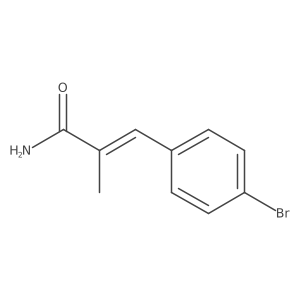 3-(4-Bromophenyl)-2-methyl-2-propenamide Structure