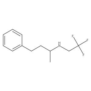(4-Phenylbutan-2-yl)(2,2,2-trifluoroethyl)amine结构式
