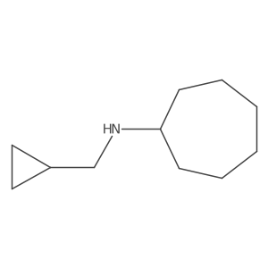 N-(cyclopropylmethyl)cycloheptanamine Structure
