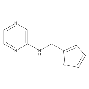 N-(Fur-2-ylmethyl)pyrazin-2-amine Structure