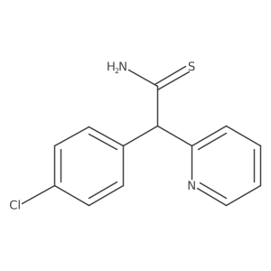 I+/--(4-Chlorophenyl)-2-pyridineethanethioamide结构式