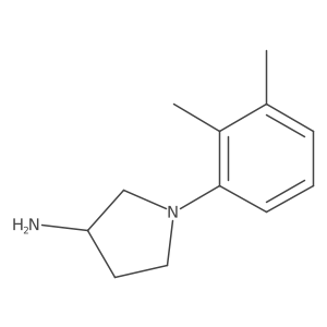 1-(2,3-Dimethylphenyl)pyrrolidin-3-amine结构式