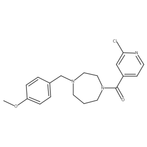 1-(2-Chloropyridine-4-carbonyl)-4-[(4-methoxyphenyl)methyl]-1,4-diazepane Structure