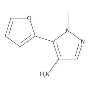 5-(furan-2-yl)-1-methyl-1H-pyrazol-4-amine Structure
