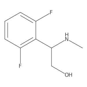 2-(2,6-Difluorophenyl)-2-(methylamino)ethanol结构式