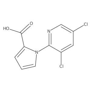 1-(3,5-dichloro-2-pyridinyl)-1H-Pyrrole-2-carboxylic acid Structure