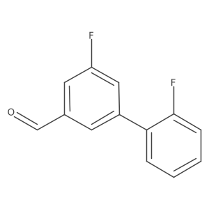 2',5-Difluoro-[1,1'-biphenyl]-3-carbaldehyde Structure