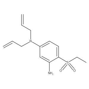 N1,N1-Diallyl-4-(ethylsulfonyl)-1,3-benzenediamine结构式