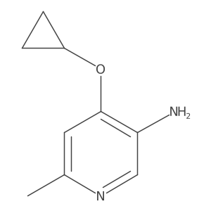4-Cyclopropoxy-6-methylpyridin-3-amine Structure