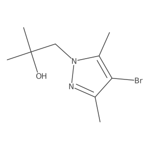 1-(4-Bromo-3,5-dimethyl-1H-pyrazol-1-YL)-2-methylpropan-2-OL Structure