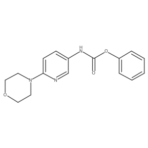Phenyl N-[6-(4-morpholinyl)-3-pyridinyl]carbamate结构式
