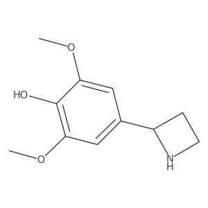 4-(Azetidin-2-yl)-2,6-dimethoxyphenol Structure