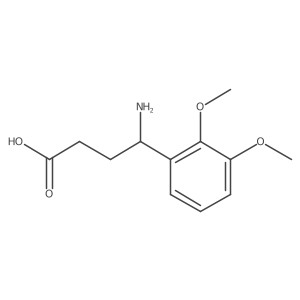 4-Amino-4-(2,3-dimethoxyphenyl)butanoic acid Structure