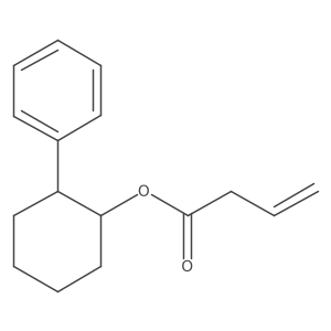 3-Butenoic acid, (1R,2S)-2-phenylcyclohexyl ester结构式