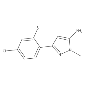 3-(2,4-dichlorophenyl)-1-methyl-1H-pyrazol-5-amine Structure