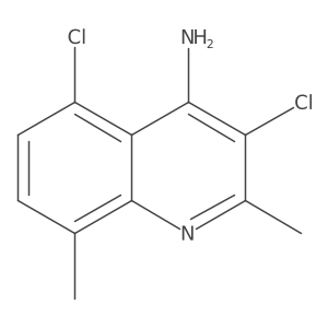 4-Amino-3,5-dichloro-2,8-dimethylquinoline Structure