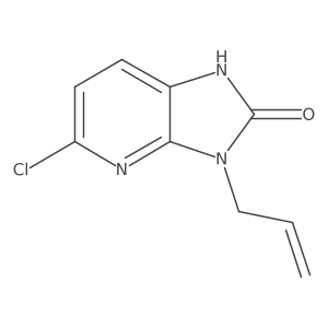 5-Chloro-3-(prop-2-en-1-yl)-1,3-dihydro-2H-imidazo[4,5-b]pyridin-2-one结构式