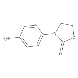 3-(5-Aminopyridin-2-yl)-1,3-oxazolidin-2-one结构式