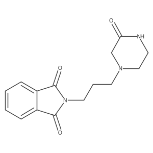 O=C1CN(CCCN2C(=O)c3ccccc3C2=O)CCN1结构式