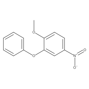 1-Methoxy-4-nitro-2-phenoxybenzene结构式