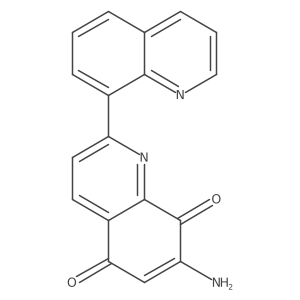 7-Amino-2-(quinolin-8-yl)quinoline-5,8-dione Structure