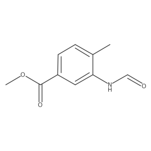 Methyl 3-(formylamino)-4-methylbenzoate Structure