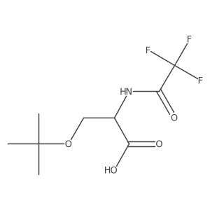 (2S)-3-tert-butoxy-2-[(2,2,2-trifluoroacetyl)amino]propanoic acid Structure