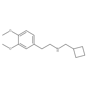 (Cyclobutylmethyl)[2-(3,4-dimethoxyphenyl)ethyl]amine Structure