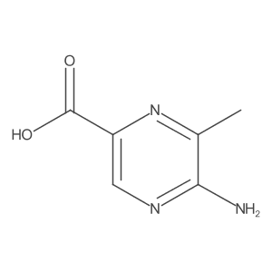 5-Amino-6-methylpyrazine-2-carboxylic acid Structure