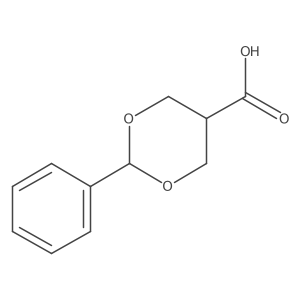 2-phenyl-1,3-dioxane-5-carboxylic Acid Structure