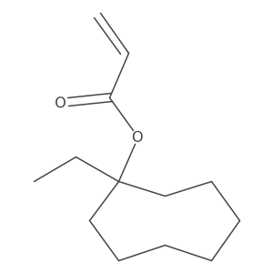 1-Ethylcyclooctyl 2-propenoate结构式