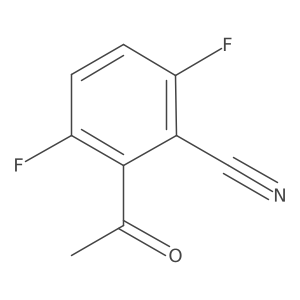 2'-Cyano-3',6'-difluoroacetophenone Structure