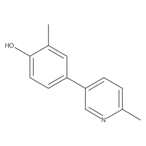2-Methyl-4-(6-methylpyridin-3-yl)phenol Structure