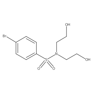 4-bromo-N,N-bis(2-hydroxyethyl)benzenesulfonamide Structure
