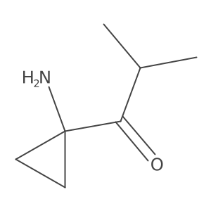 1-(1-Aminocyclopropyl)-2-methylpropan-1-one Structure