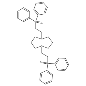 1,5-Bis(2-diphenylphosphorylethyl)-1,5-diazacyclooctane结构式