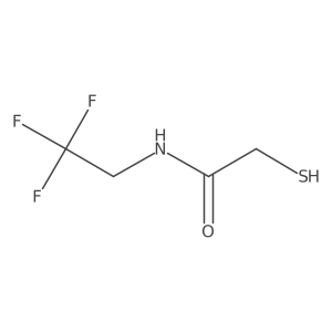 2-sulfanyl-N-(2,2,2-trifluoroethyl)acetamide Structure