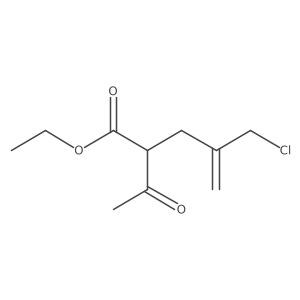 Ethyl 2-acetyl-4-(chloromethyl)-4-pentenoate Structure