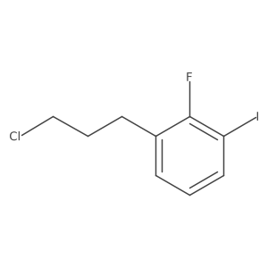 1-(3-Chloropropyl)-2-fluoro-3-iodobenzene结构式