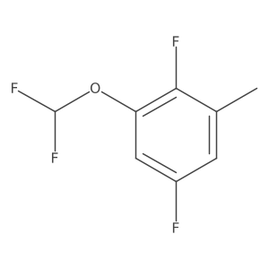 Benzene, 1-(difluoromethoxy)-2,5-difluoro-3-methyl- Structure