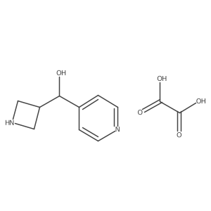 Azetidin-3-yl(pyridin-4-yl)methanol oxalate Structure