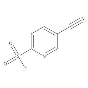 5-Cyanopyridine-2-sulfonyl fluoride结构式