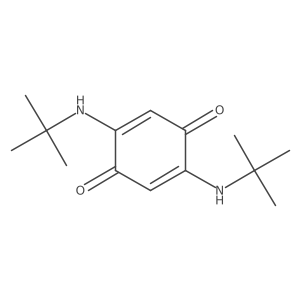 2,5-Bis[(1,1-dimethylethyl)amino]-2,5-cyclohexadiene-1,4-dione Structure