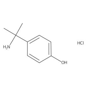 4-(2-Aminopropan-2-yl)phenol hydrochloride Structure