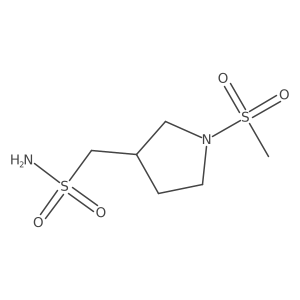 (1-Methanesulfonylpyrrolidin-3-yl)methanesulfonamide Structure