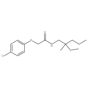 2-(4-chlorophenoxy)-N-(2,3-dimethoxy-2-methylpropyl)acetamide Structure