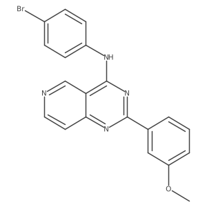 N-(4-bromophenyl)-2-(3-methoxyphenyl)pyrido[4,3-d]pyrimidin-4-amine结构式