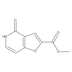 4-Oxo-4,5-dihydro-furo[3,2-c]pyridine-2-carboxylic acid methyl ester Structure
